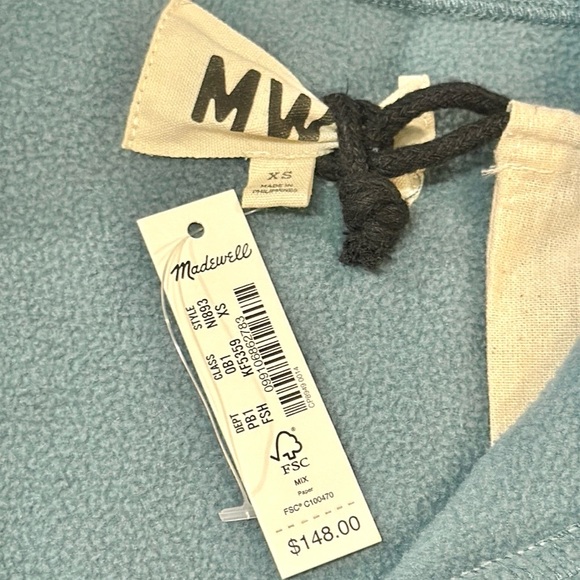 Madewell Drapey Sherpa Buick SnapFront Jacket - Picture 11 of 16